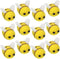 12 Pieces Wool Felt Bee Mini Crafts Bee for Baby Shower Gender Reveal Craft Scrapbooking DIY Decoration Nursery Tent Christmas Decoration...